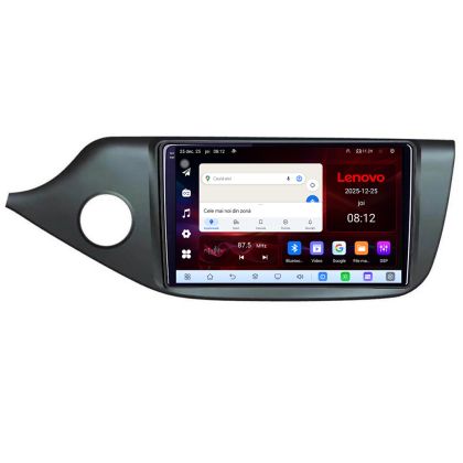 Navigatie Kia Ceed 2012-2018 Lenovo Kit-KI39 8 Core 2.2 Ghz 8+128 Qled Incell 1K Android 360 Carplay DSP AHD 1080P ADAS 4G Wifi 5Ghz Bluetooth PRO