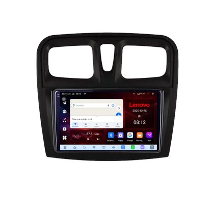 Navigatie Dacia Sandero 2012-2020 var B 8 Core 2.2 Ghz 8+128 Qled Incell 1K Android 360 Carplay DSP AHD 1080P ADAS 4G Wifi 5Ghz Bluetooth PRO