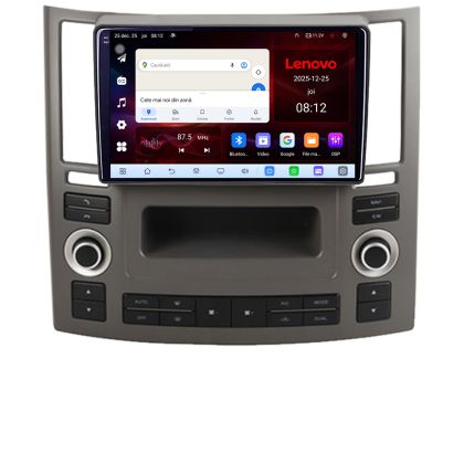 Navigatie Infiniti FX45 2007-2009 8 Core 2.2 Ghz 8+128 Qled Incell 1K Android 360 Carplay DSP AHD 1080P ADAS 4G Wifi 5Ghz Bluetooth PRO