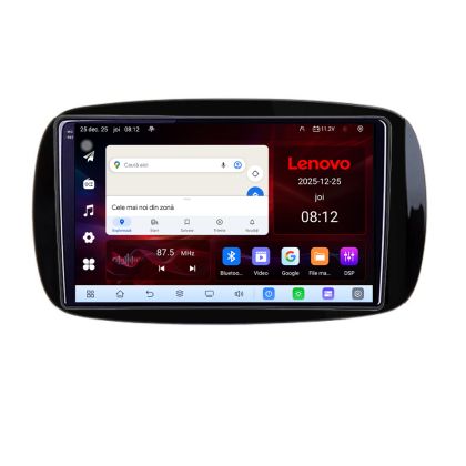 Navigatie Smart For Two 2015- Lenovo Kit-Smart15 8 Core 2.2 Ghz 8+128 Qled Incell 1K Android 360 Carplay DSP AHD 1080P ADAS 4G Wifi 5Ghz Bluetooth PRO