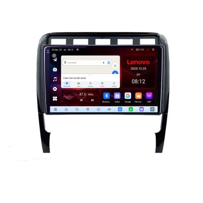 Navigatie Porsche Cayenne 2002-2011 Lenovo Kit-443 8 Core 2.2 Ghz 8+128 Qled Incell 1K Android 360 Carplay DSP AHD 1080P ADAS 4G Wifi 5Ghz Bluetooth PRO