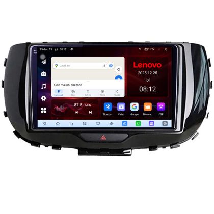 Navigatie Kia Soul 2020- Lenovo Kit-soul 8 Core 2.2 Ghz 8+128 Qled Incell 1K Android 360 Carplay DSP AHD 1080P ADAS 4G Wifi 5Ghz Bluetooth PRO