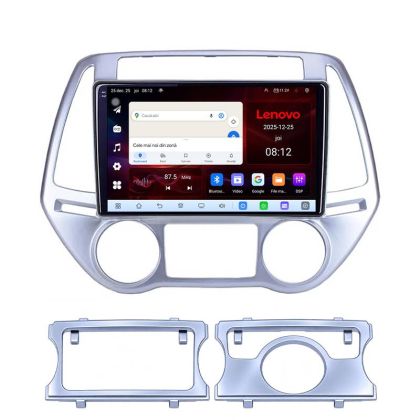 Navigatie Hyundai I20 2011-2014 manual si automat Octacore, 8 Gb RAM, 128 Gb Hdd, 4G, Qled 2K, Carplay AA, 360
