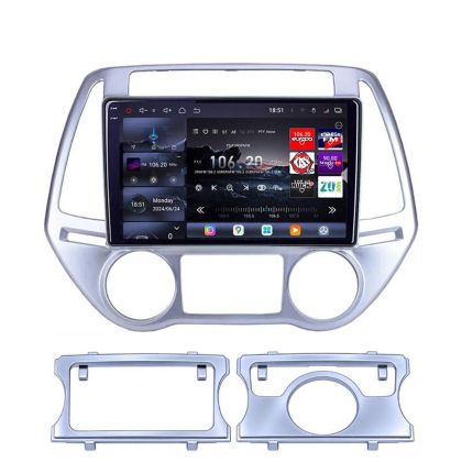Navigatie Hyundai I20 2011-2014 manual si automat Android radio gps internet 8 core QLED 2K 16+512GB 360 Edotec