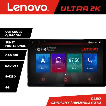 Navigáció Suzuki Jimny 2018- N-JIMNY képernyő 13" 2K 8+128 Android Waze USB navigáció 4G 360 Toslink Youtube Rádió