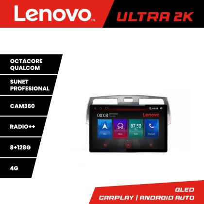 Navigáció Lexus ES 2001-2006 képernyő 13" 2K 8+128 Android Waze USB navigáció 4G 360 Toslink Youtube Rádió KIT-ES