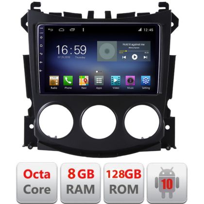 Navigáció Nissan 370Z 2008-2012 Android rádió gps internet Octa Core 8+128 LTE KIT-370Z+EDT-E609