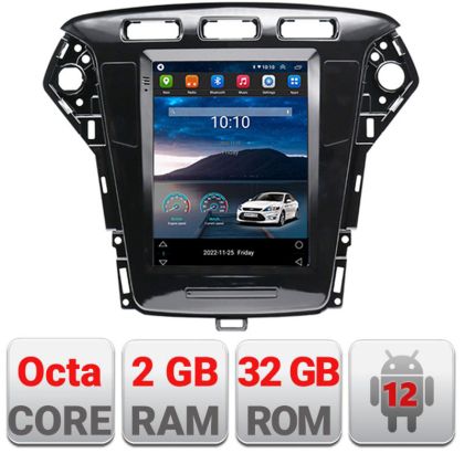 Navigáció típusa Tesla Ford Mondeo 2010-2013 rádió gps internet 8Core 4G Carplay android auto 2+32 kit-tesla-mondeo-10+ED