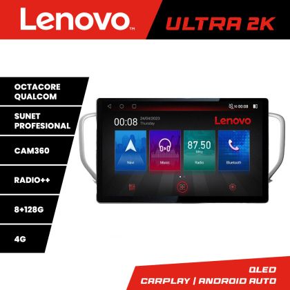 Navigáció Kia Sportage 2016-2018 N-567 képernyő 13" 2K 8+128 Android Waze USB navigáció 4G 360 Toslink Youtube Rad