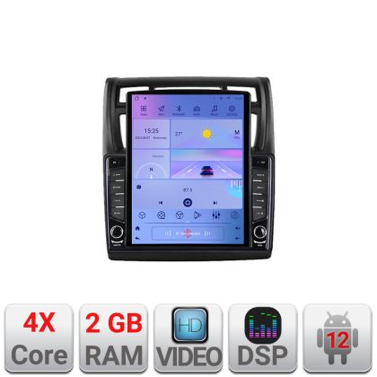 Navigáció Kia Sportage 2007-2013 K-023 TESLA típusú 9.7"-os képernyő Android Rádió Bluetooth Internet GPS WIFI 2+32 DSP Quad