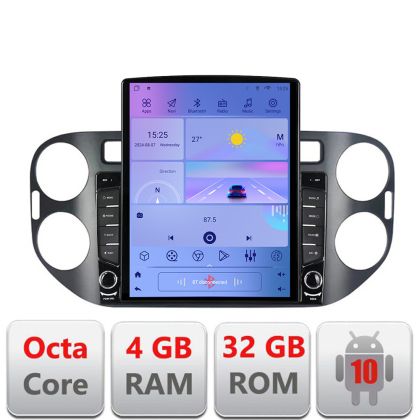 Navigáció VW TIGUAN és Golf Plus 2007-2011 Android rádió gps internet Octa Core 4+32 LTE
