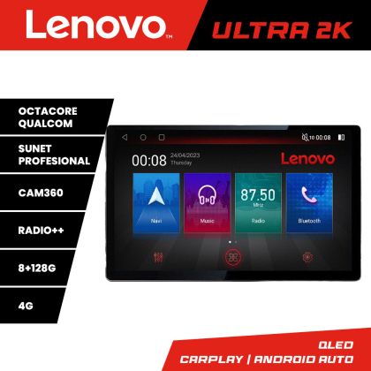 Navigáció Suzuki Swift 2010-2017 N-179 képernyő 13" 2K 8+128 Android Waze USB navigáció 4G 360 Toslink Youtube Rad