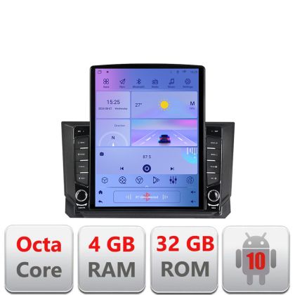 Navigáció Seat Ibiza 2017- G-IBZ TESLA típusú 9.7"-os képernyő Android Rádió Bluetooth Internet GPS WIFI 4+32GB DSP 4G Octa