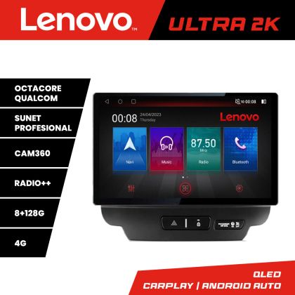 Navigáció Kia Ceed 2018-2020, 2K QLED 13"-os képernyő, Octacore, 8 GB RAM, 128 GB HDD, 4G, 360°, DSP, Carplay, Bluetooth