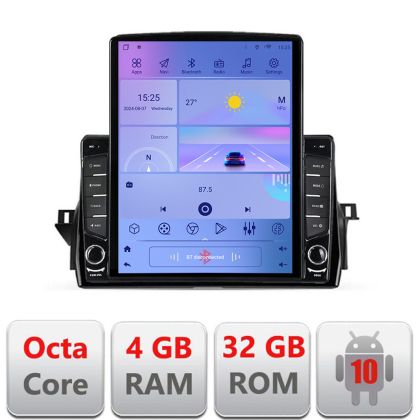 Toyota Camry navigáció 2021- H-camry2021 TESLA típusú 9.7"-os képernyő Android rádióval Bluetooth internet GPS WIFI 4+32GB DSP