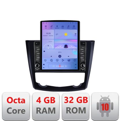 Renault Kadjar G-9030 TESLA típusú navigáció 9.7"-os képernyő Android Rádió Bluetooth Internet GPS WIFI 4+32GB DSP 4G Octa C