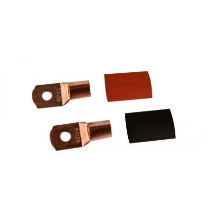 Réz csatlakozó kábelméret: 50-70 mm² lyukméret: 8 mm-es hőre zsugorodó, piros és fekete Audio System