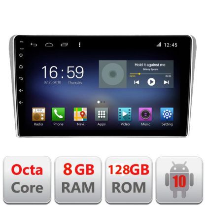 Toyota Avensis 2003-2008 F-avensis03 Octa Core navigáció Android rádióval Bluetooth internet GPS WIFI DSP 8+128GB 4G