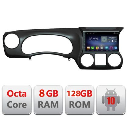 Navigáció JEEP WRANGLER 2011-2014 Manuális F-wr Octa Core Android Rádió Bluetooth Internet GPS WIFI DSP 8+128GB 4G