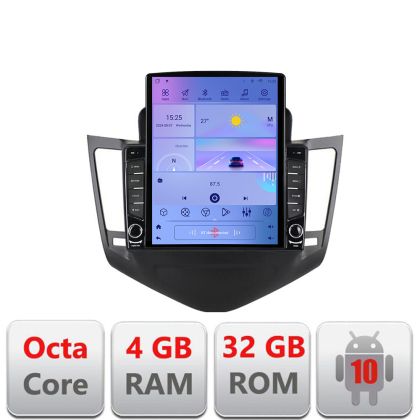 Navigáció Chevrolet Cruze 2009- G-045 TESLA típusú 9.7"-os képernyő Android Rádió Bluetooth Internet GPS WIFI 4+32GB DSP 4G