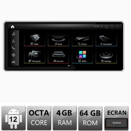 Navigatie Audi A4 A5 MMI3G 2009-2014 Android Octa Core 4+64 10.25" 1920x720