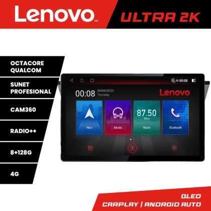 VW Tiguan 2016- N-5883 navigáció, 13"-os képernyő, 2K, 8+128, Android, Waze, USB navigáció, 4G, 360°, Toslink, Youtube, Rádió, KÉSZLET