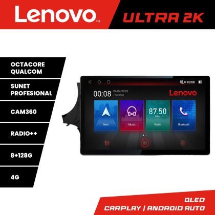 Navigáció Opel Mokka 2016- N-MOKKA2 képernyő 13" 2K 8+128 Android Waze USB Navigáció 4G 360 Toslink Youtube Rádió