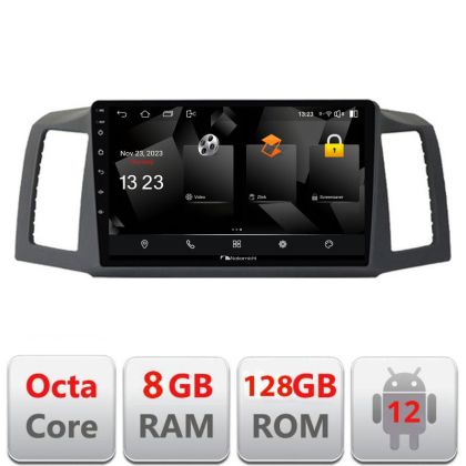 Navigáció Jeep Grand Cherokee 2008-2010 Android rádió gps internet négymagos 8+128 Carplay android auto