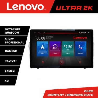 Navigáció Mercedes ML W166 NTG4.5 N-W166 képernyő 13" 2K 8+128 Android Waze USB navigáció 4G 360 Toslink Youtube R