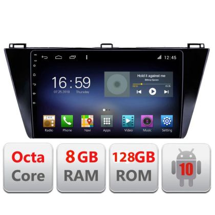 VW Tiguan navigáció 2016 után F-5883 Octa Core Android Rádió Bluetooth Internet GPS WIFI DSP 8+128GB 4G