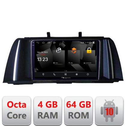 Navigatie Seria 5 F10 2010-2012 CIC Android Octa Core 720p 4+32 DSP 360 camera carplay android auto
