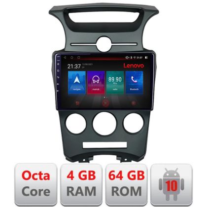 Navigáció Kia Carens 2006-2012 automata klíma Android rádió gps internet Octa Core 4+64 LTE KIT-carens-2006+EDT-E509-PRO