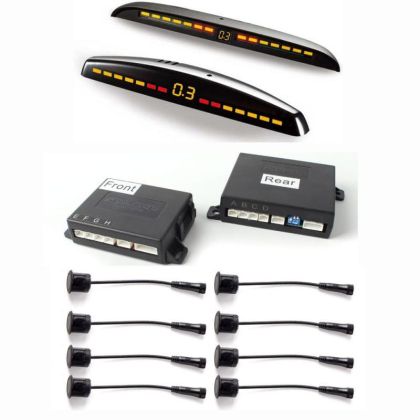 STEELMATE PTS810EX első és hátsó parkolóradar M7M8 kijelzővel