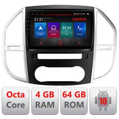 Navigáció Mercedes Vito w447 2016- Android rádió gps internet Octa Core 4+64 LTE Kit-w447+EDT-E510-PRO