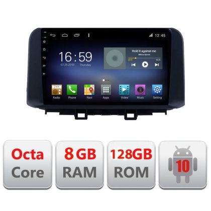 Hyndai Kona F-1058 navigáció Octa Core Android rádióval Bluetooth internet GPS WIFI DSP Octa Core 8+128GB 4G