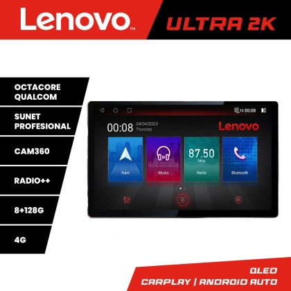 Navigáció Hyundai Kona N-1058 képernyő 13" 2K 8+128 Android Waze USB navigáció 4G 360 Toslink Youtube Rádió KIT-10