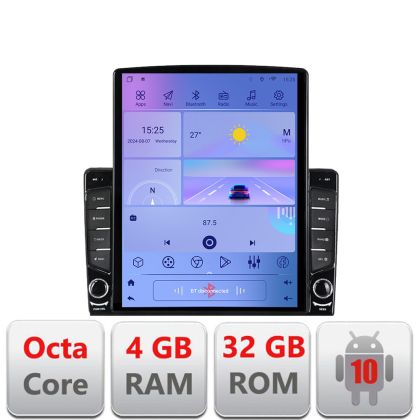 Navigáció Fiat Tipo 2015-2021 G-TIPO TESLA típusú 9.7"-os képernyővel Android Rádió Bluetooth Internet GPS WIFI 4+32GB DSP 4G O