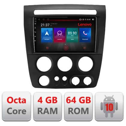 Navigatie Hummer H3 Android radio gps internet Octa Core 4+64 LTE Kit-h3+EDT-E509-PRO RESIGILAT