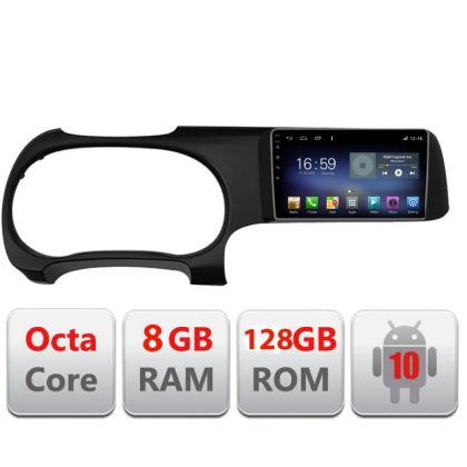 Hyundai I10 2020 F-i10 Octa Core navigáció Android rádióval, Bluetooth internettel, GPS-szel, WIFI, DSP, 8+128GB, 4G