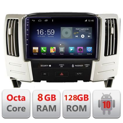 Navigáció Lexus RX300 2003-2008 Android rádió gps internet Octa Core 8+128 LTE Kit-RX300+EDT-E609