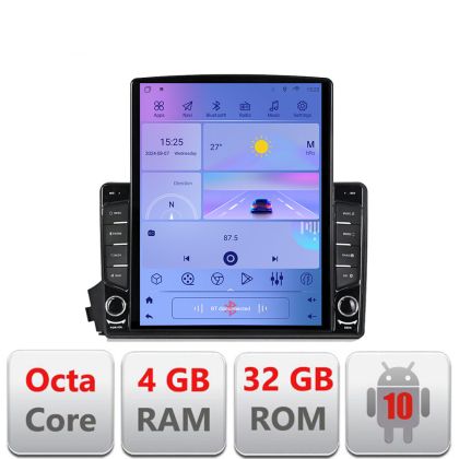 Ssangyong Kyron Actyon G-158 TESLA típusú 9.7"-os képernyős navigáció Android Rádió Bluetooth Internet GPS WIFI 4+32GB DSP 4G