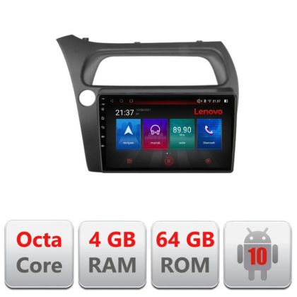 Navigatie Honda Civic Hatchback 2006-2012 E-hatchback Octa Core cu Android Radio Bluetooth Internet GPS WIFI DSP 4+64G RESIGILAT