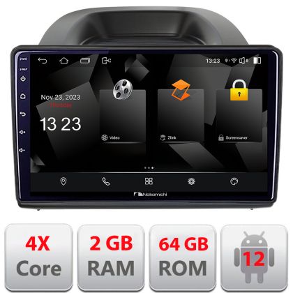 Navigatie Ford Ecosport 2017-2019 Android Ecran 720P Quad Core 2+64 carplay android auto