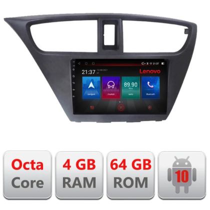 Navigatie Honda Civic 2012-2016 E-CIVIC Octa Core cu Android Radio Bluetooth Internet GPS WIFI DSP 4+64GB 4G RESIGILAT