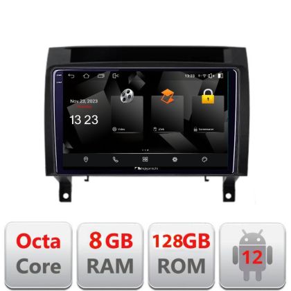 Navigáció Mercedes SLK 2004-2011 5960Pro-SLK Android Octa Core Qualcomm 2K QLED 8+128 DTS DSP 360 4G Optical