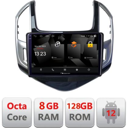 Navigáció Chevrolet Cruze 2013- 5960Pro-1267 Android Octa Core Qualcomm 2K QLED 8+128 DTS DSP 360 4G Optikai