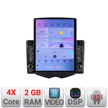 Navigáció Hyundai Veloster TESLA 9.7" képernyő Android Rádió Bluetooth Internet GPS WIFI 2+32 DSP Quad Core