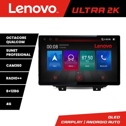 Navigáció Jeep Wrangler 2018- N-WRANGLER képernyő 13" 2K 8+128 Android Waze USB Navigáció 4G 360 Toslink Youtube R