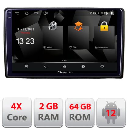 Navigatie universala 2din-2 Android Ecran 720P Quad Core 2+64 carplay android auto