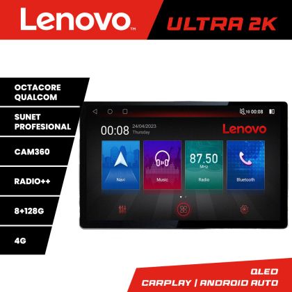 Volvo S80 2004-2006 N-S80 navigáció 13" 2K 8+128 Android Waze USB navigáció 4G 360 Toslink Youtube Rádió